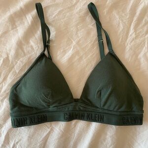 Calvin Klein Women's Green Bralette